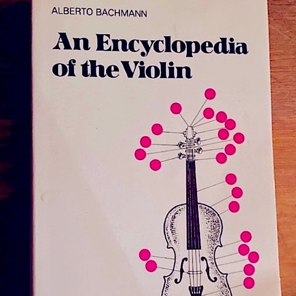 Book VIOLIN ENCYCLOPEDIA Paperback by Alberto Bachmann